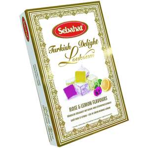 Rose and Lemon Turkish Delight - Yellow by Whittlestons Confectionery