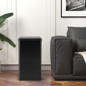 50L Automatic Motion Sensor Garbage Bin - Black by Costway