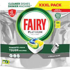 Fairy Platinum All in One Dishwasher Tablets by Fairy