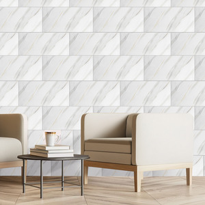 10 Pcs Peel and Stick Marble Effect Tiles Wallpaper by komore
