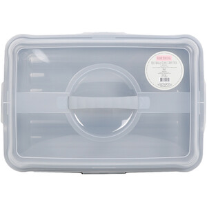 Home Baking Rectangle Cake Carry Box - Grey