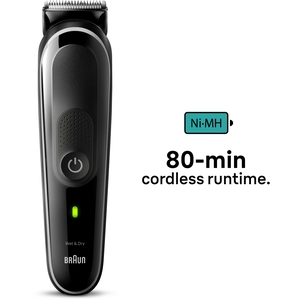 Braun 8-In-1 Style Kit Series 3 MGK3440, 8-in1 Kit For Beard, Hair More - Black / Grey by Braun