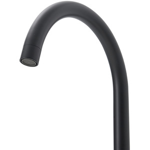 Mixer Tap with Rotating Neck - Black + Gold by Livingandhome