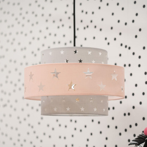 Weaver Pink Ceiling Pendant Shade - Pink by ValueLights