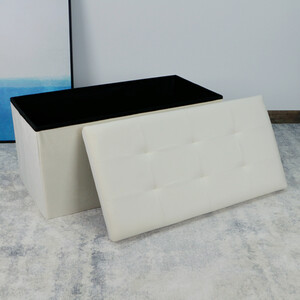 Seville Brushed Velvet Trunk - Cream