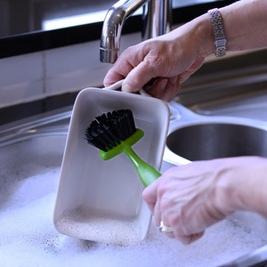 Greener Cleaner Pot and Pan Brush - Red by Greener Cleaner