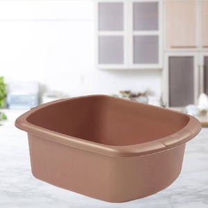 Rose Gold Copper Washing Up Bowl Large Rectangle Plastic - Rose Gold by Whitefurze