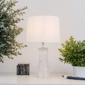 White Elise Table Lamp - White