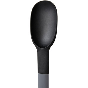 My Kitchen Nylon Solid Spoon with Soft Touch Handle - Black by My Kitchen
