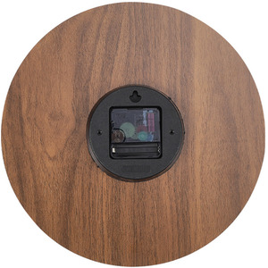 Luminous Silent Thin-Profile Wall Clock - Brown by Livingandhome