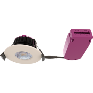 IQ SMART 8w LED RGBCW Fire Rated Downlight - White / WiFi Connectivity by TIMELED