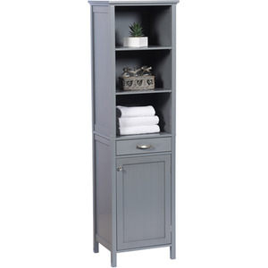 Tall Storage Cabinet - Grey