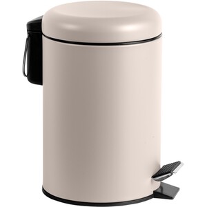 3L Dome Pedal Bin - Pebble
