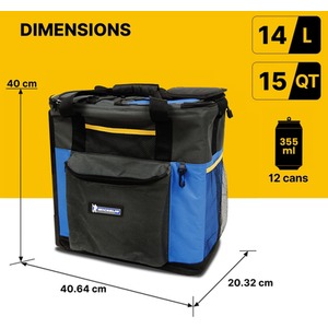 Michelin Portable 12V 14L Cooler Warmer - Blue by Koolatron