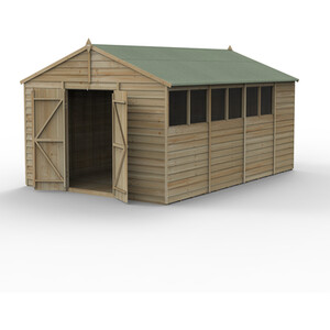 4LIFE Apex Shed 10x15 - No Installation / Without Base / 6 by Forest Garden
