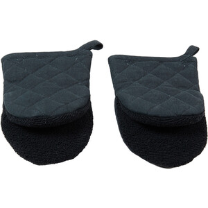 Pack of 2 My Home Air Fryer Micro Oven Mitts - Black