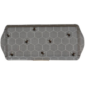 Honeycomb Bee Tray - Grey / Large Tray by Impress