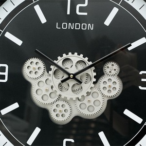 Modern Wall Clock for Livingroom - Grey by Vanity Living