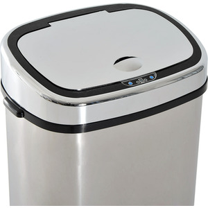 HOMCOM Sensor Bin 68L Automatic Kitchen Waste - Silver by HOMCOM