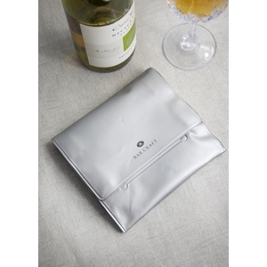 BarCraft Wrap Around Silver Wine Cooler, Gift Boxed - Silver by BarCraft