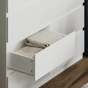 Denver Bedroom Set (2 Drawer Bedside(x2), 8 Drawer Chest, 2 Door Wardrobe) by Vida Designs