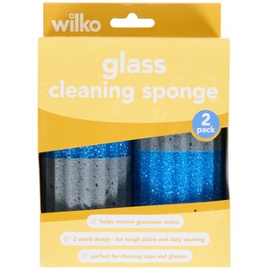 Pack of 2 Glass Cleaning Sponge