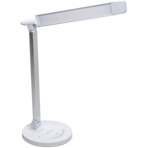 Fern Howard White Dimmable LED Desk Lamp with USB port - White by Fern Howard
