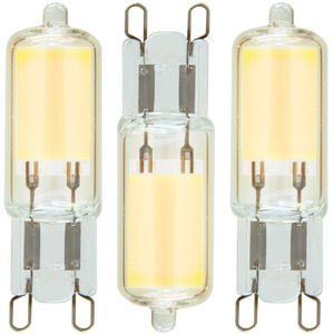 Pack of 3 G9 COB LED Capsule Light Bulbs - Natural White by Litecraft