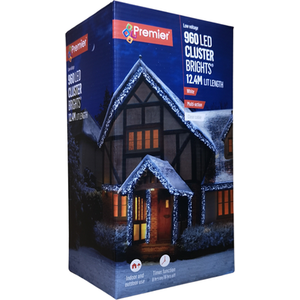 LED Cluster Multi Function Christmas Lights with Timer by Samuel Alexander