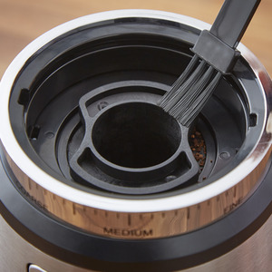 Morphy Richards Stainless Steel Burr Grinder - Silver by Morphy Richards