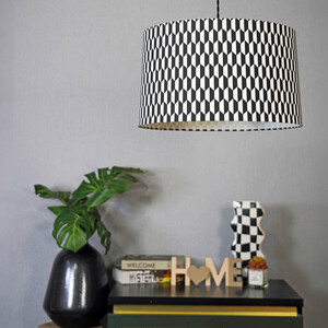 Kavi Geometric Shade - Black and White