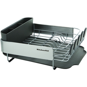KitchenAid Compact Dish-Drying Rack - Grey by KitchenAid