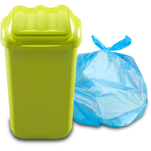Lift Recycle Plastic Waste Bin 15-30-50L by Home Centre
