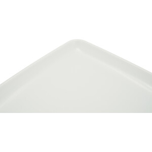 Pack of 3 Rectangular Serving Platters - White