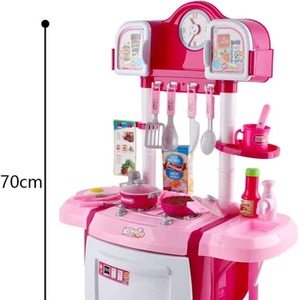 Miniature Kitchen with Light, Sound and Water Features - Pink