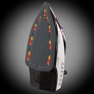 2400W Auto Steam Iron Red - Red by Russell Hobbs