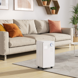 WiFi 16L Dehumidifier with Wheels - White by Livingandhome