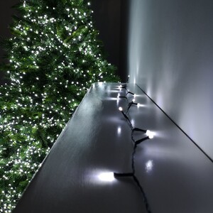 Premier 16m 200 Cool White LED Christmas Lights with Timer - Cool White by Samuel Alexander