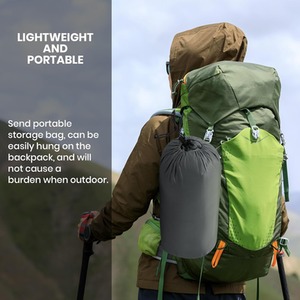 Picnic Blanket Outdoor Portable With Storage Bag - Grey