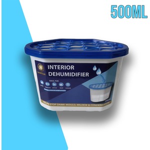 500ml Moisture Absorber Dehumidifier for for Damp, Mould, Moisture by Shatchi