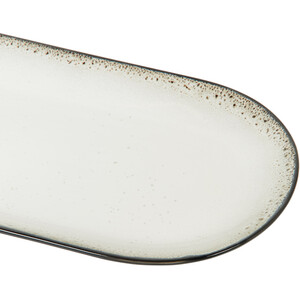 Kyanite Large Serving Platter - White and Black