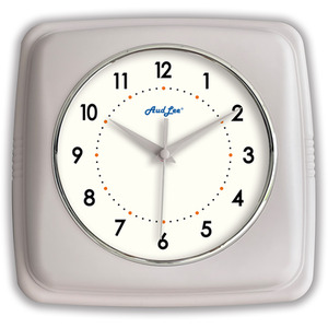 Retro Indoor Wall Clock - Pastel Cream by Audlee