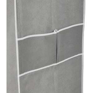 Portable Closet Wardrobe - Silver Grey by komore
