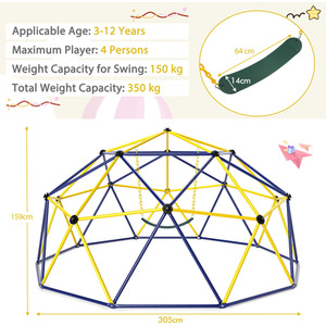 Geometric Dome Climber Playground Set by GAINOOM