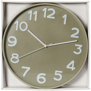 Modern Wall Clock - Stone & White