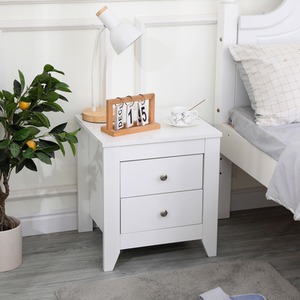 HMD White Wooden Bedroom 3 or 4 Pieces Set by HMD Furniture