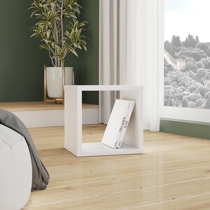 Mauro Singular Shelf Unit - Gloss White