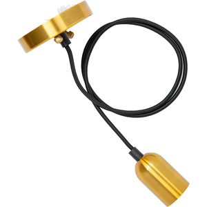Antik Vintage Pendant Fitting - Satin Gold Effect by TIMELED