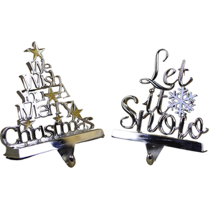 Silver Christmas Stocking Hanger Choice of Song by Samuel Alexander