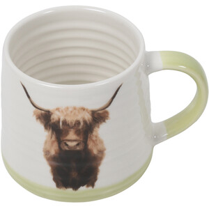 Highland Cow Mug - White